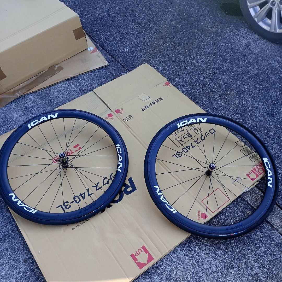 ICAN FL40 カーボンホイール　シマノ11速