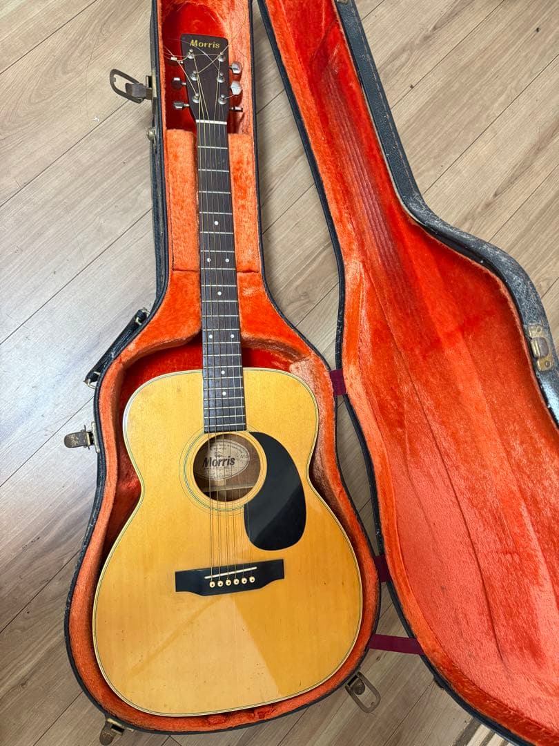 Morris F-18アコースティックギター ケース付き 1974？