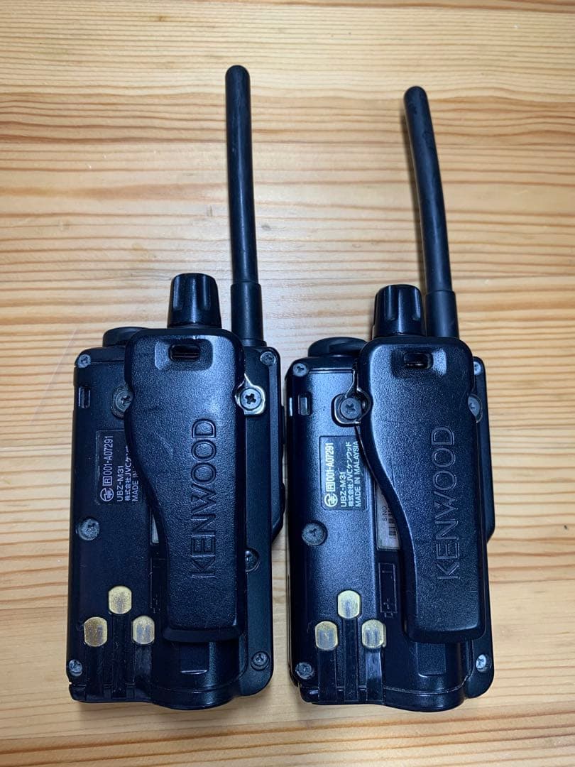 UBZ-M31 KENWOODトランシーバー　2台セット