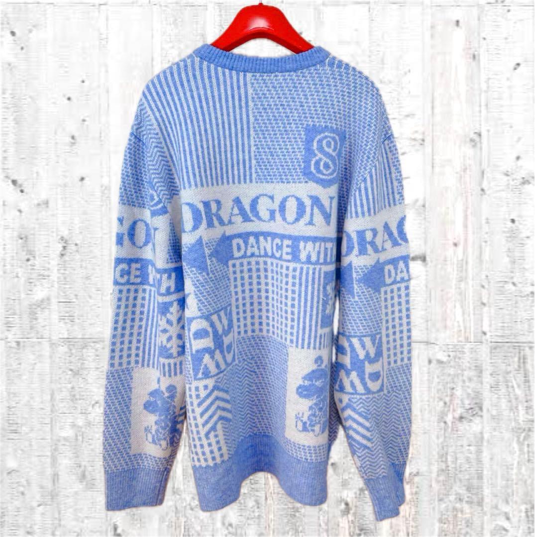 【新品未使用 ダンスウィズドラゴン】メンズ クルーニット3号