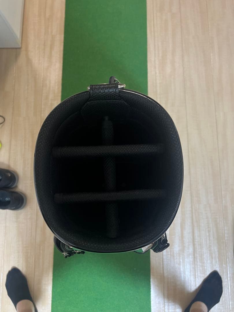 le coq sportif ゴルフバッグ 黒赤