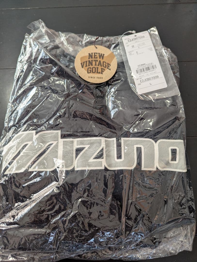 Mizuno NEW VINTAGE GOLF スエット ブラック
