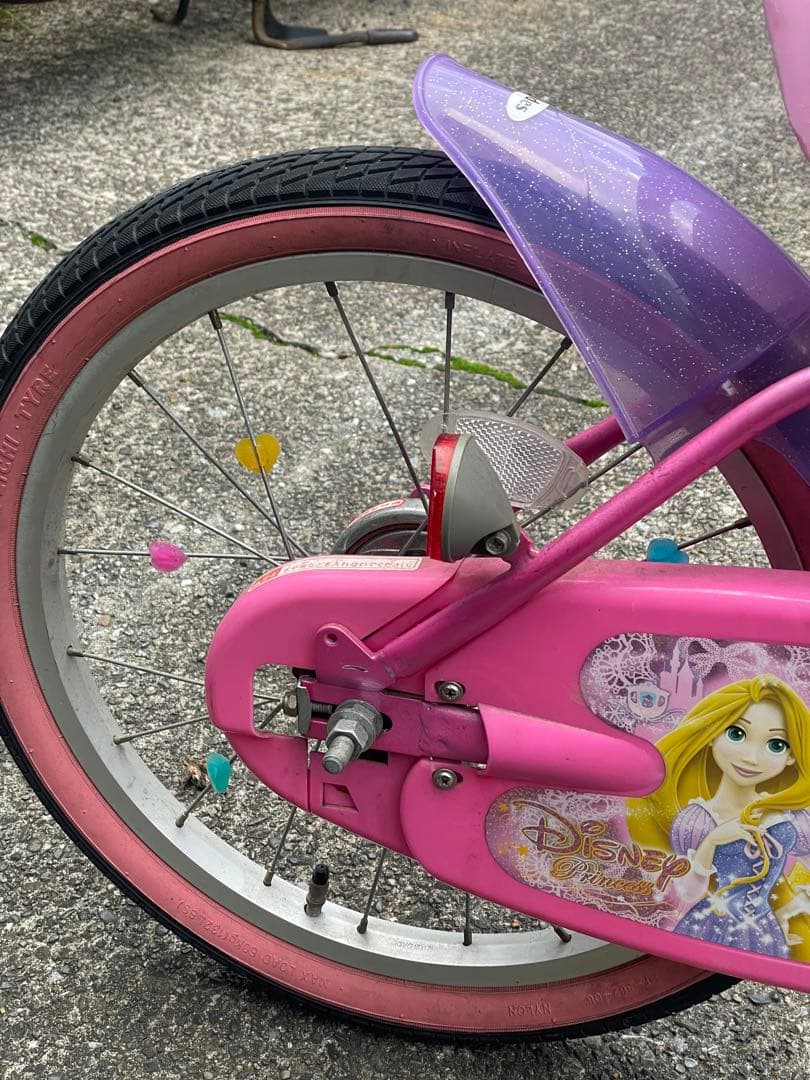 y*.様 [送料込み] ディズニープリンセスの自転車 18インチ