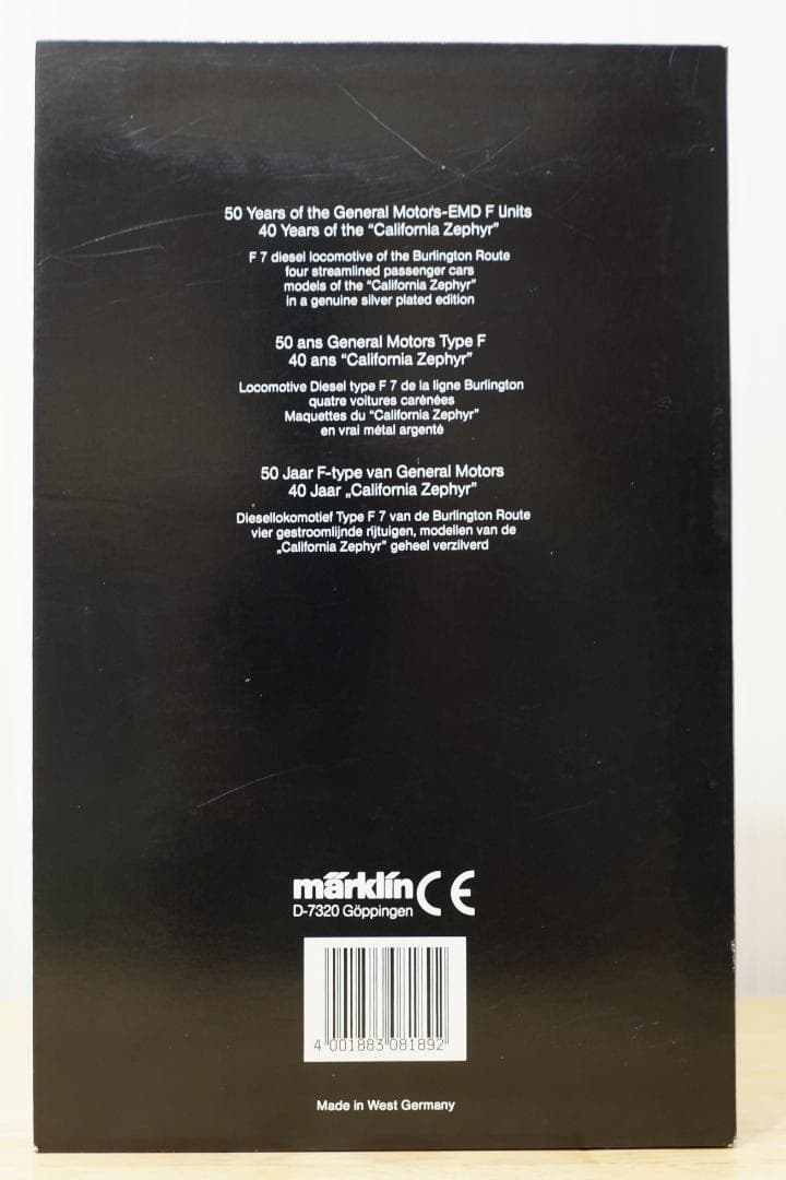 鉄道模型 Marklin Z gauge rare Zephyr set