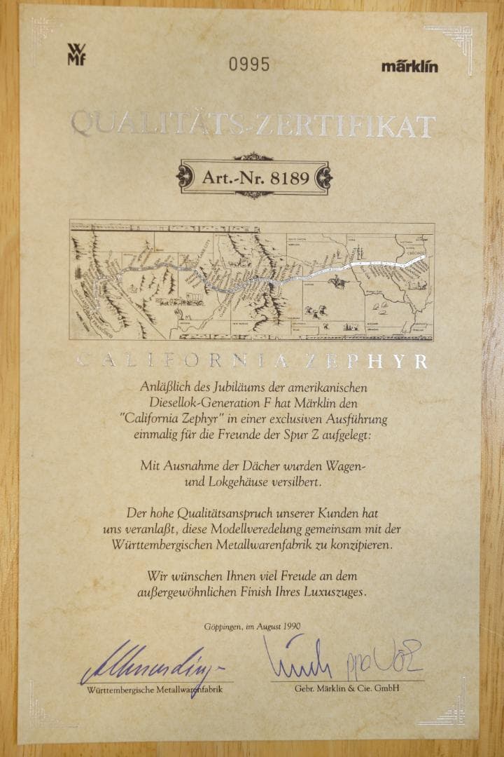 鉄道模型 Marklin Z gauge rare Zephyr set