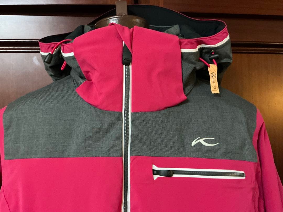 チューススキーウェア 女性用　上下セット　ピンク/グレー