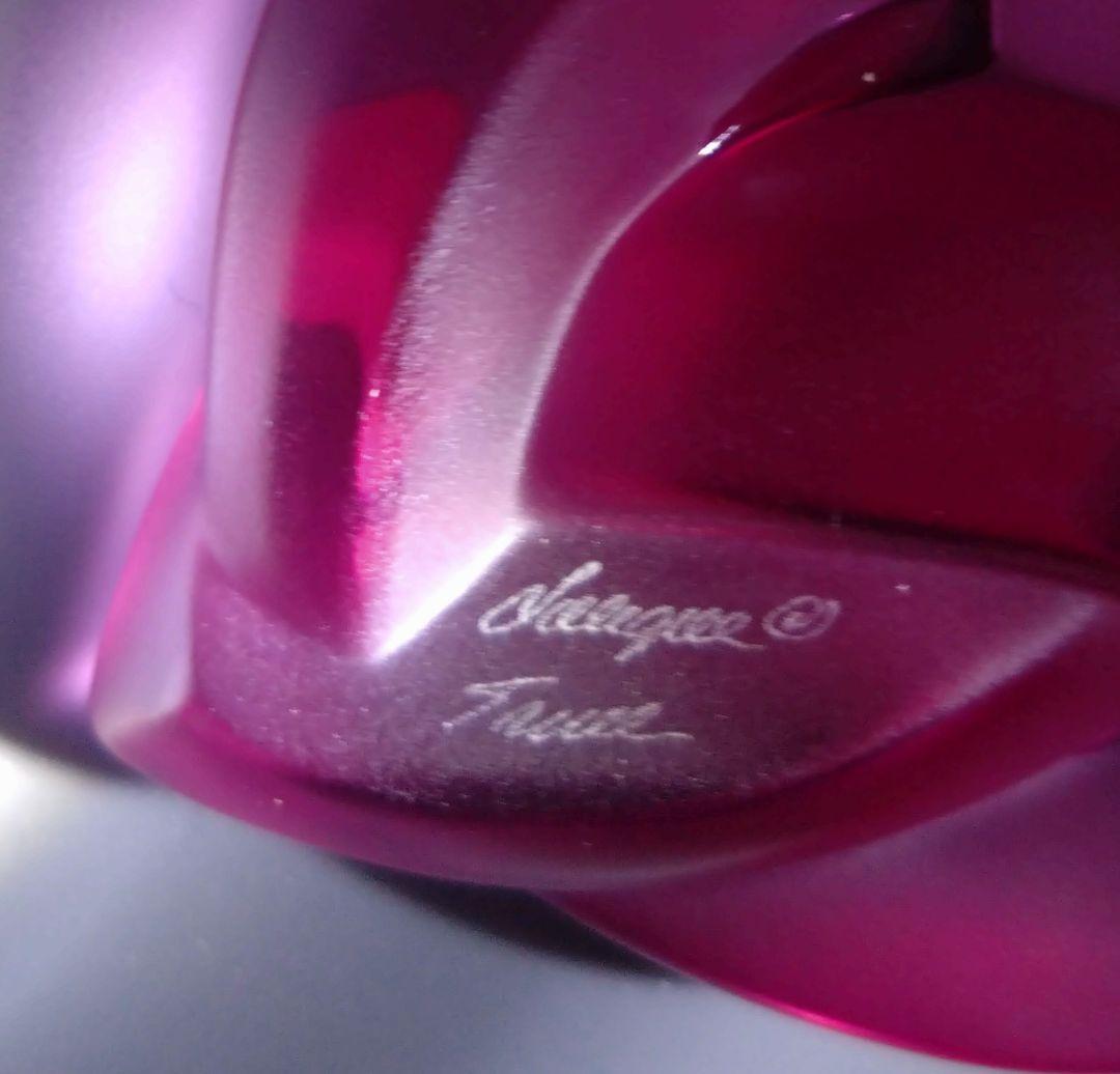 ラリック　LALIQUE ハート　置物　オブジェ　インテリア　クリスタル