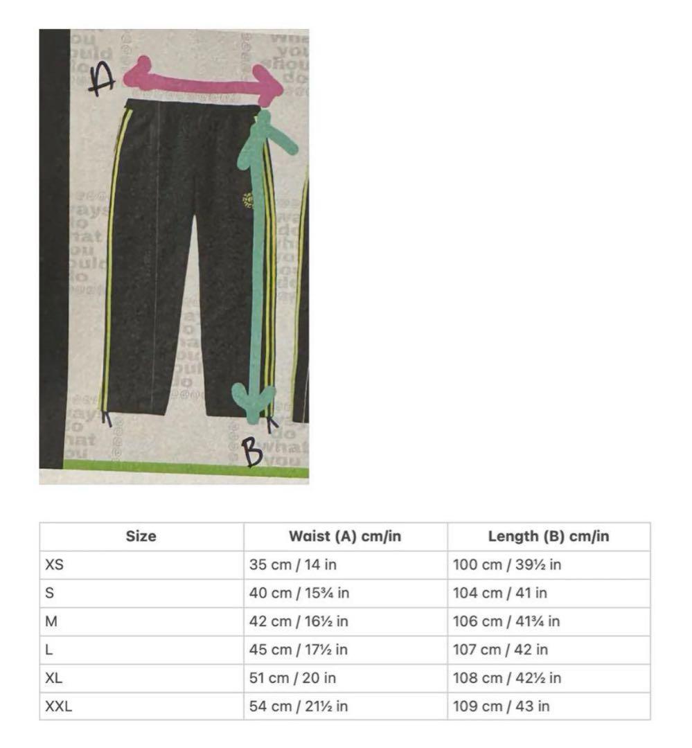 Always x Adidas トラックパンツ　 US Sサイズ、JP Mサイズ