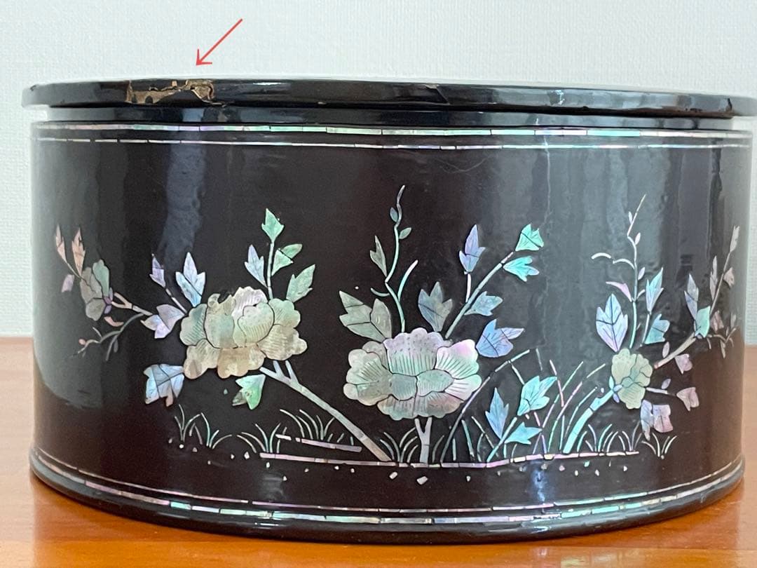 【古美術】李朝、螺鈿細工、漆箱、古民具、アンティーク