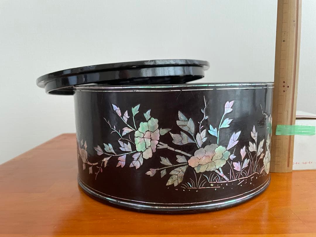 【古美術】李朝、螺鈿細工、漆箱、古民具、アンティーク