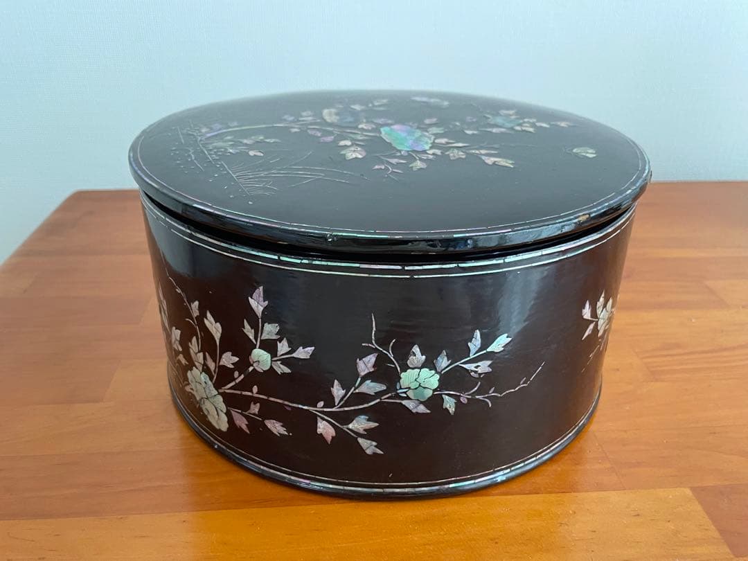 【古美術】李朝、螺鈿細工、漆箱、古民具、アンティーク