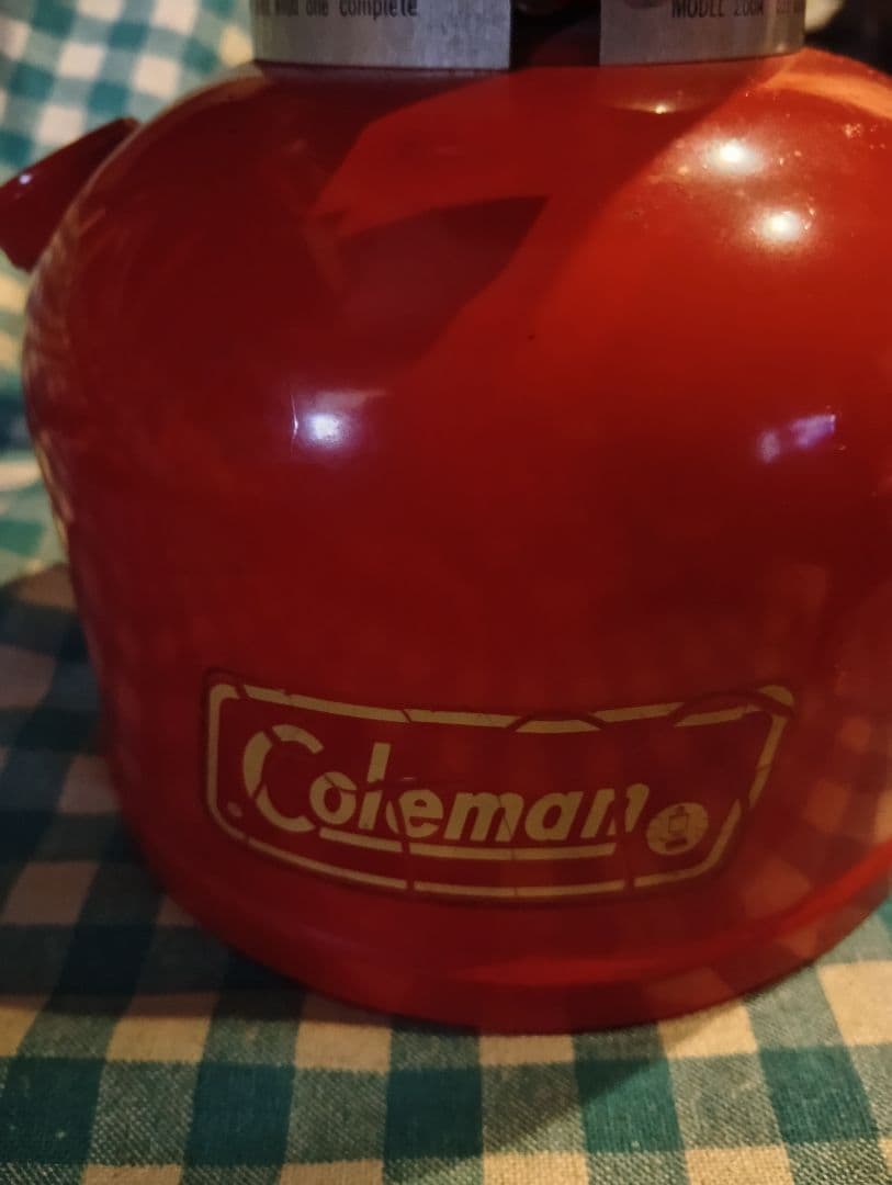 Coleman 赤 ランタン モデル200A　整備済ヴィンテージ