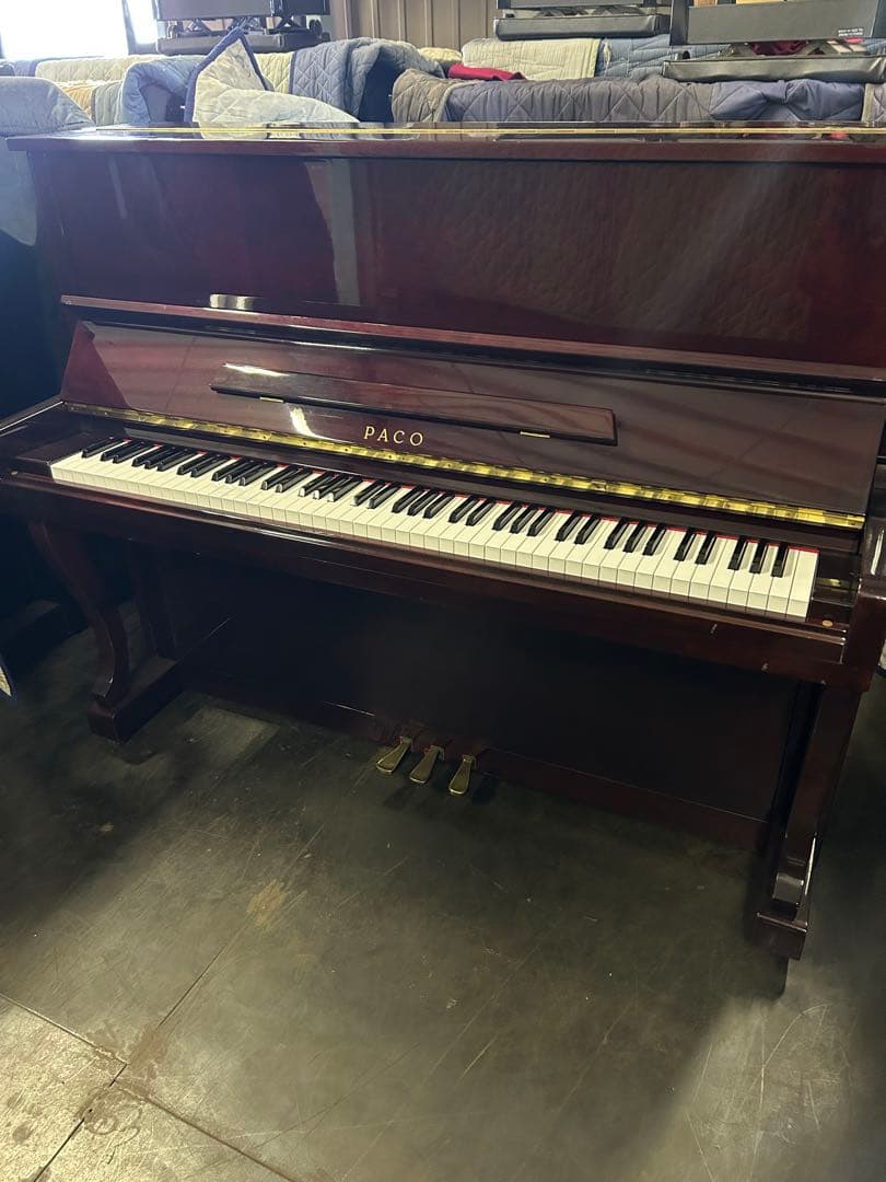 超価格、PACOパコピアノ、PU120MS、Wハンマーメッキピン仕様、1台限り！
