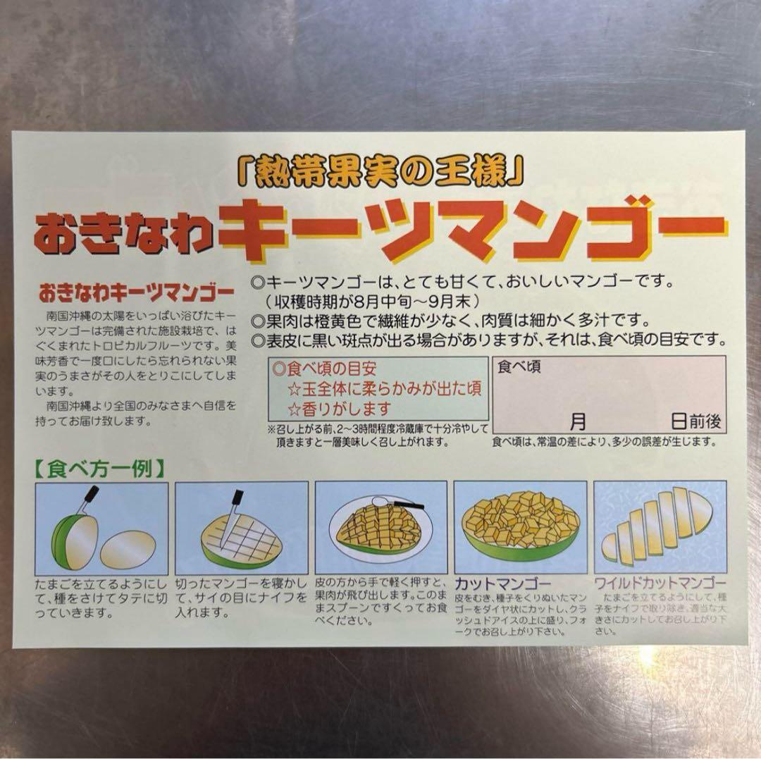 <ご家庭用/訳あり>ミニキーツマンゴー4kg ★沖縄県産★F