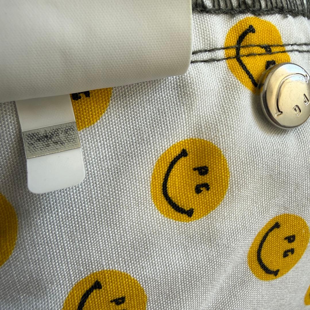 極美品　パーリーゲイツ　パンツ　迷彩　カモ柄　M〜L相当　アーミー　4 白　黒