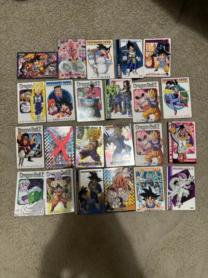ドラゴンボールカードセット　グミ