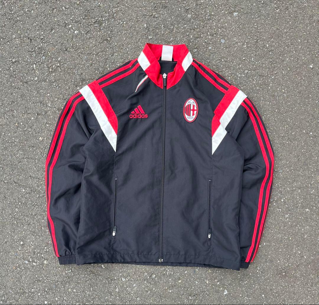 激レア　00s adidas ACミラン　セットアップ　ナイロンジャケット
