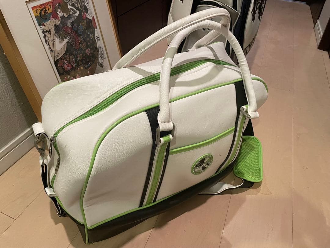 VIVA HEART キャディバッグ ホワイト・ネイビー