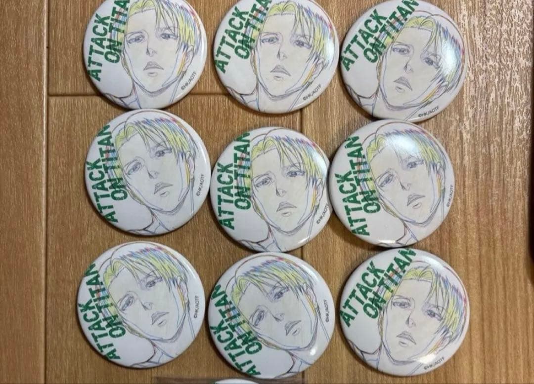 進撃の巨人 リヴァイ Key:prime 缶バッジ WIT STUDIO 激動