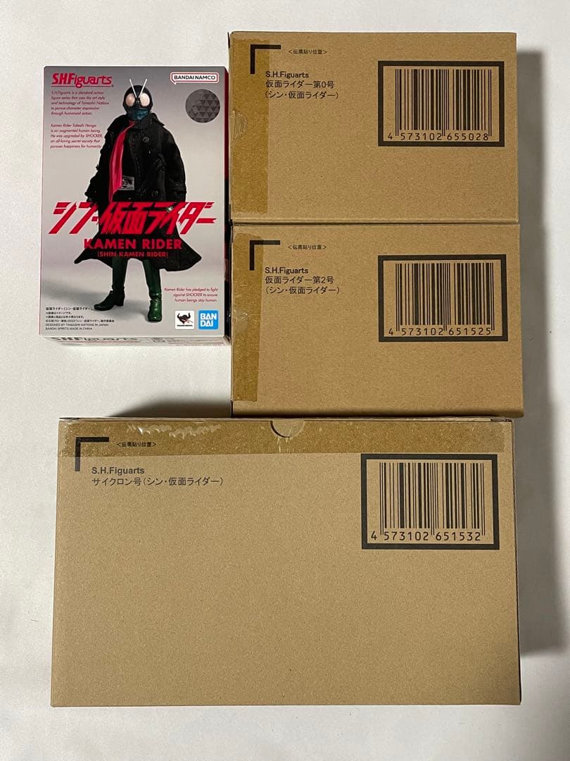 S.H.Figuarts シン・仮面ライダーシリーズ4点セット