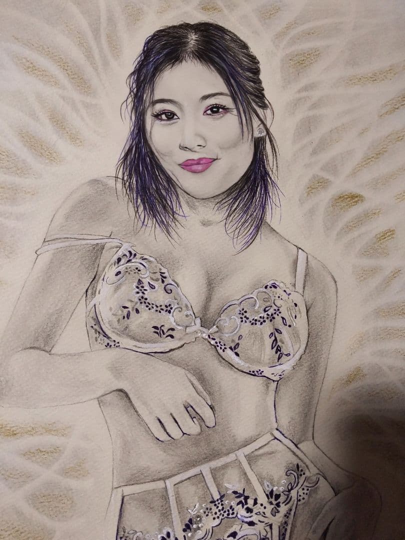 裸婦、美人画、絵画6FしなりS山本英二、真作、額縁、高塚省吾、森本草介。