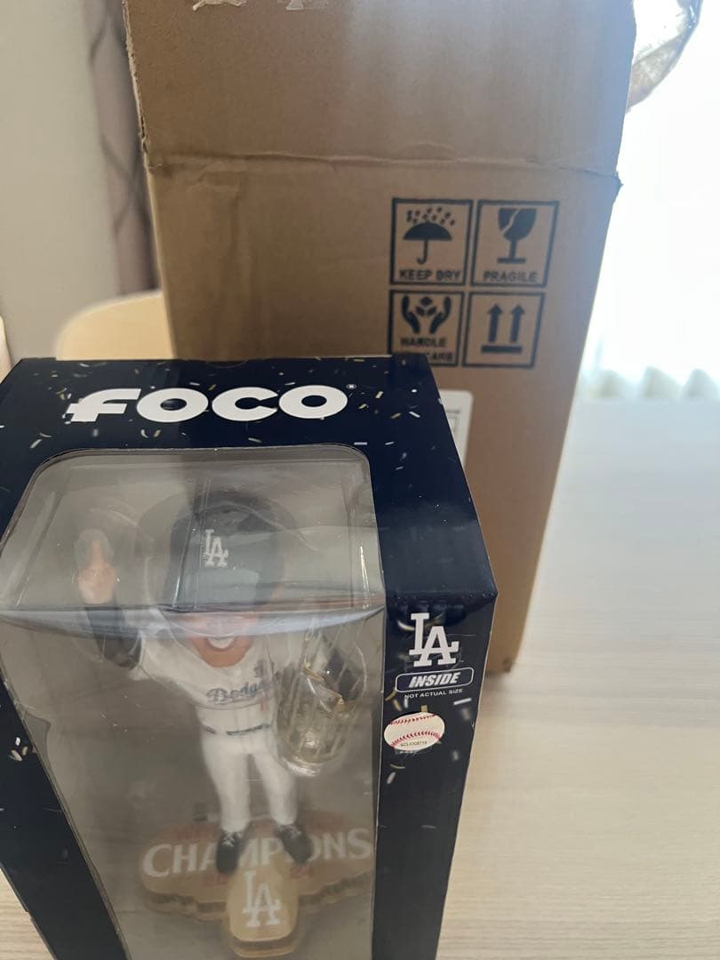 MLB ボブルヘッド 2024 WSチャンピオン 大谷 翔平/LAドジャース　白