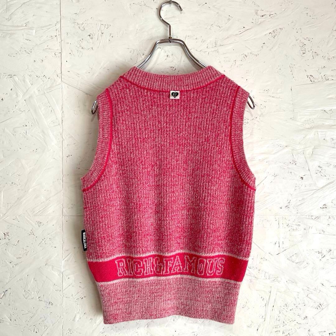 新品未使用タグ付き　日本製　ゴルフウェア【MARK&LONA】ニットベスト　38