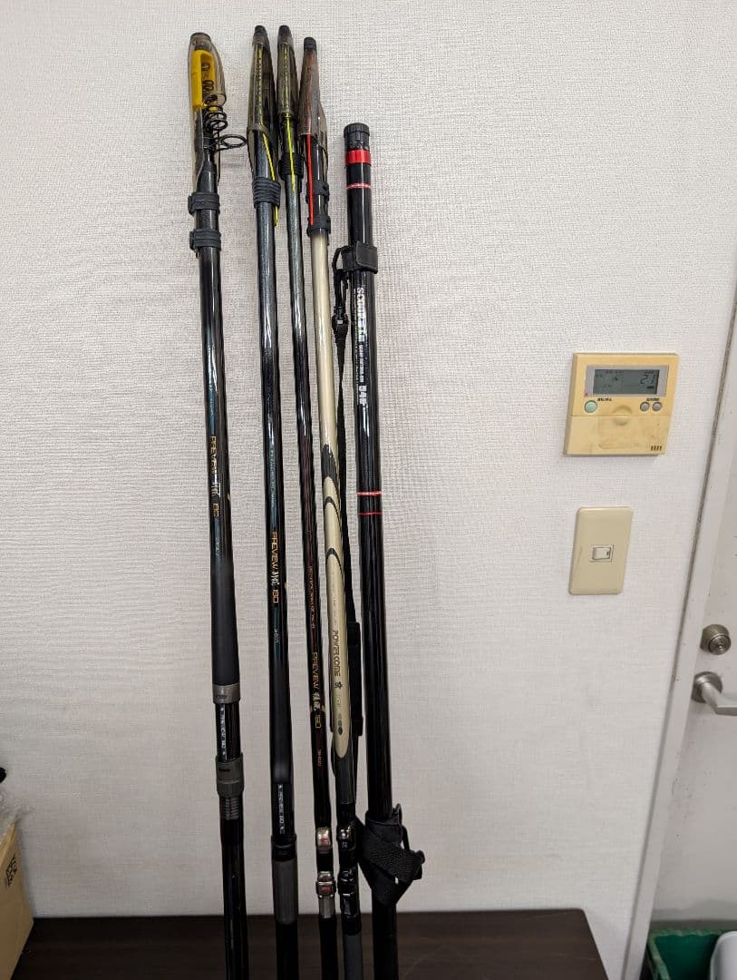 【最終値下げ】磯釣り用竿、磯玉網まとめ売り