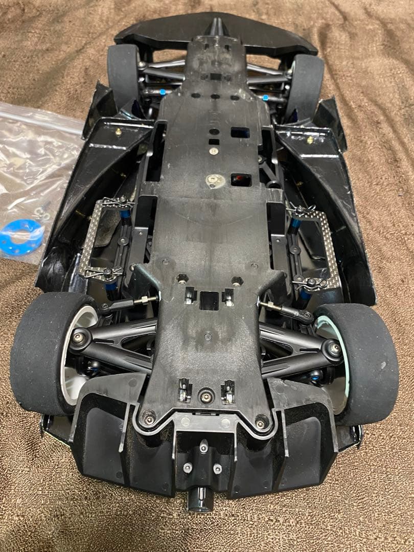 値下げ　タミヤ TC-01 シャーシ　オプションあり　値下げ交渉不可