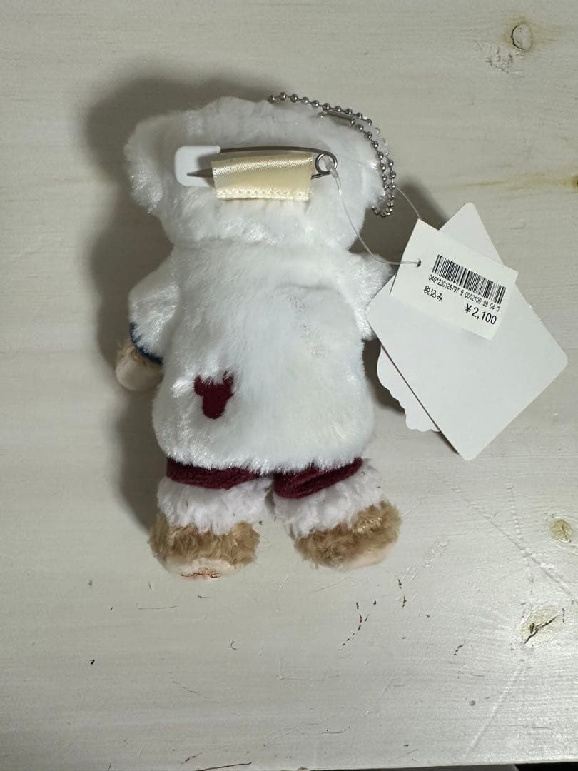 ダッフィー＆フレンズ ウィンターホリデー タグ付き ぬいぐるみバッジ セット売り