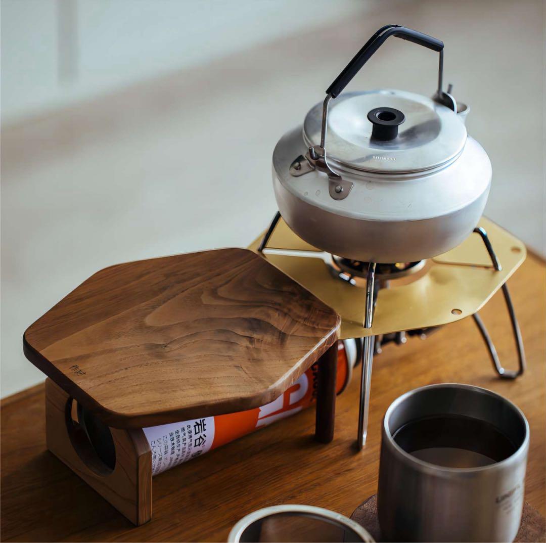 ZUODUI 綺懐（キカイ）ウォールナットテーブル&SOTO310用ミニテーブル