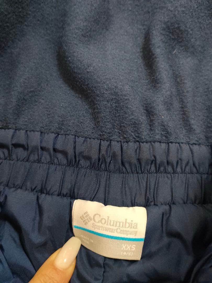 Columbia スノーウェアセット XXS 青/黄色