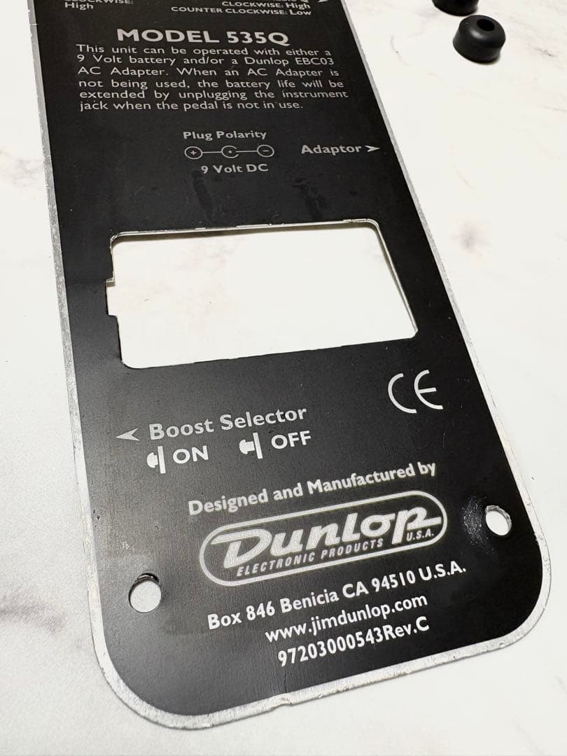 送料込 JimDunlop CryBaby Wah 535Q