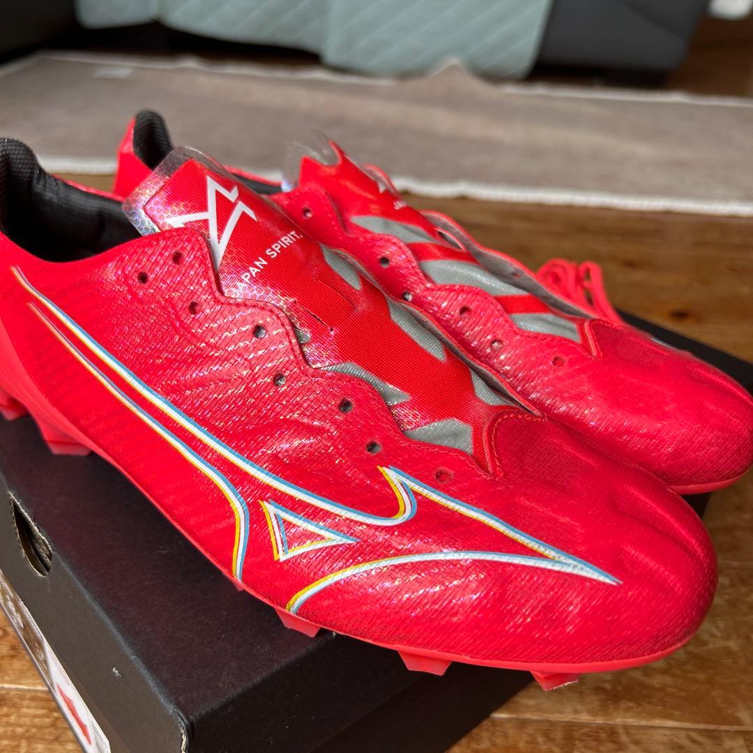 Mizuno Alpha スパイクシューズ 赤 28センチ　日本製