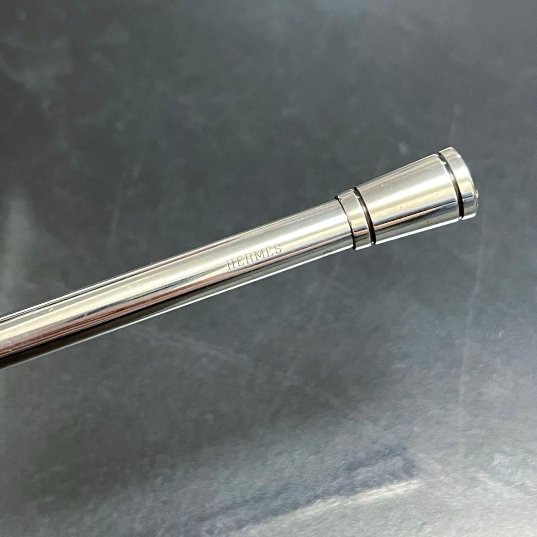 ク/HERMES/エルメス/アジェンダ/ボールペン/シルバー/インク有り