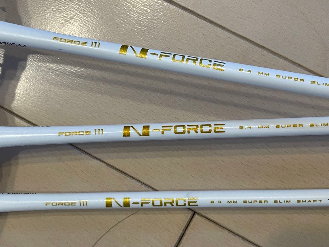 【美品】apacs◆N-FORCE 111 WHITE/GOLD