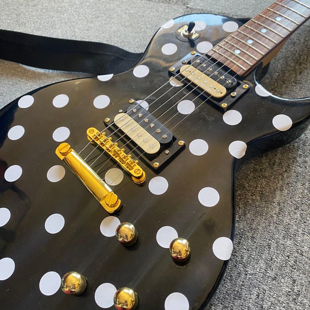 セイモアダンカンPAF搭載 バーニードット柄エレキギターランディーローズ