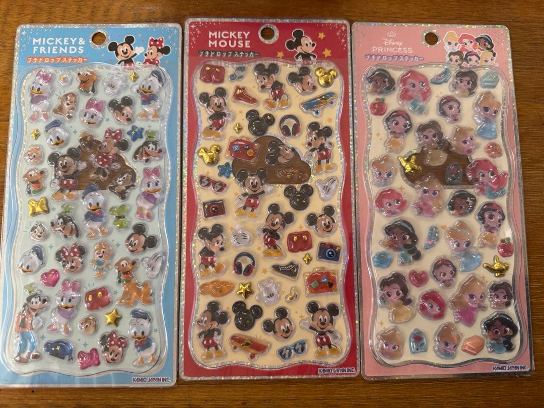 ◎正規品◎ ボンボンドロップシール　ディズニー8種　プチドロップステッカー　3種