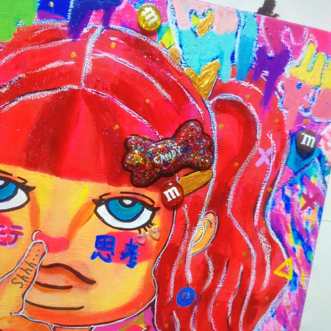 【プリント＆加筆作品】チョコレートDis娘-バレンタイン嫌いな女の子-【アート】