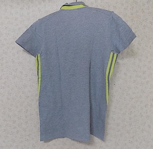 30352　アディダス　メンズ　ポロシャツ　グレー　サイズＬ
