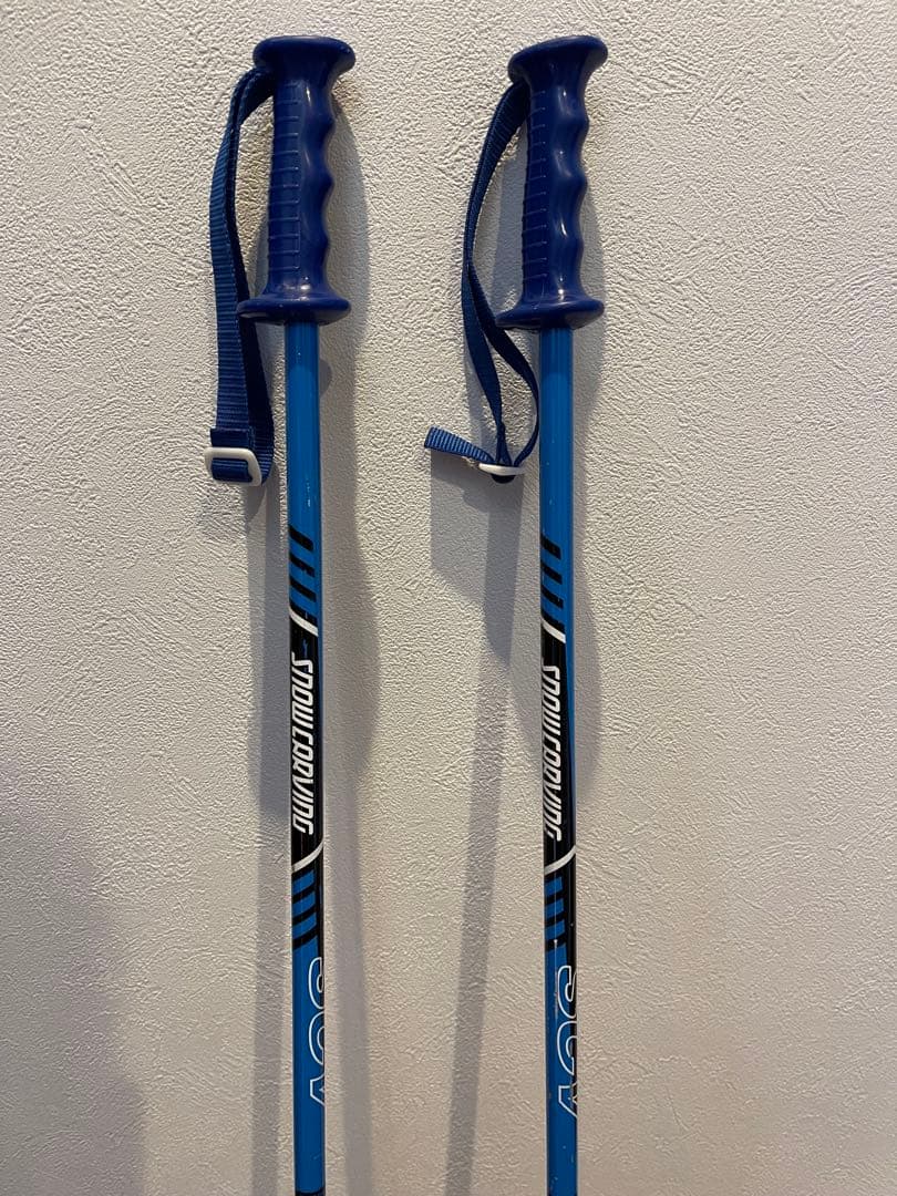  CARVING スノーカービング スキー板130㎝ ストック　セット