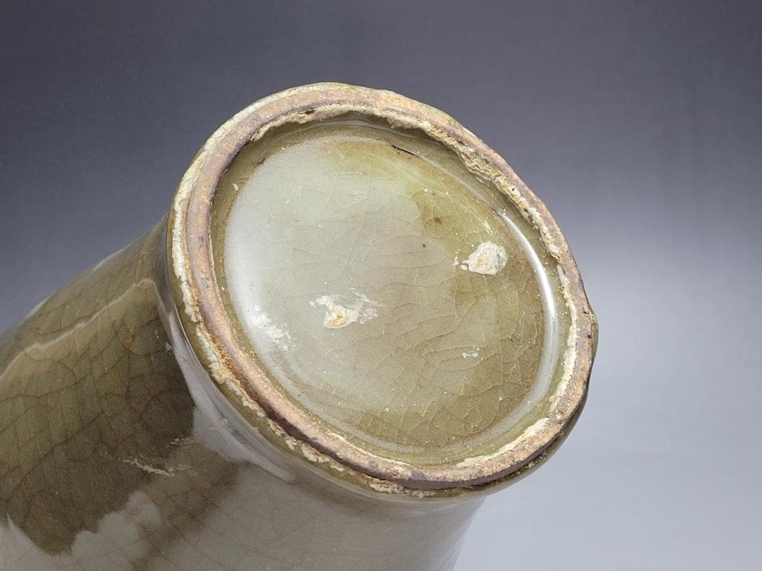 青磁 花瓶 宋元時代 高さ約27.2cm