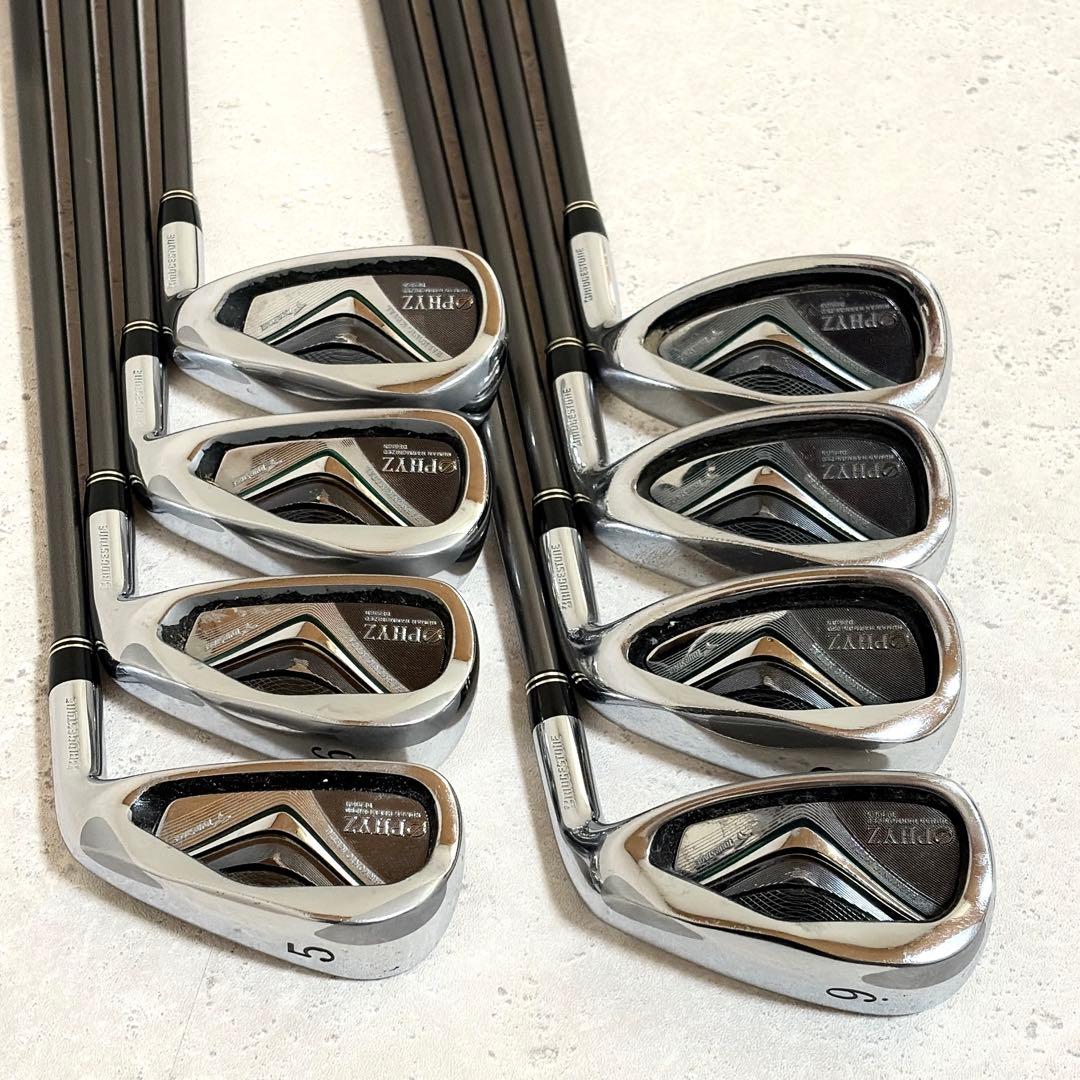 ツアーステージ PHYZ ファイズ アイアンセット メンズ 8本 R カーボン