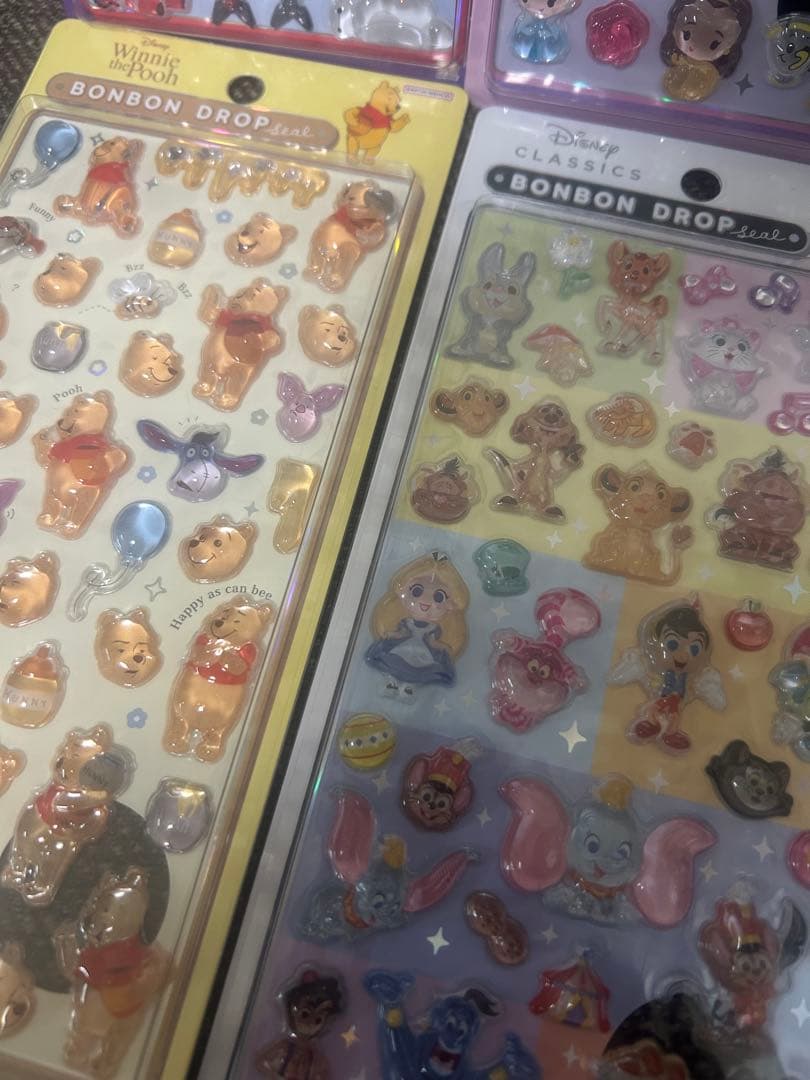 【正規品】ボンボンドロップシール　ディズニー　8種