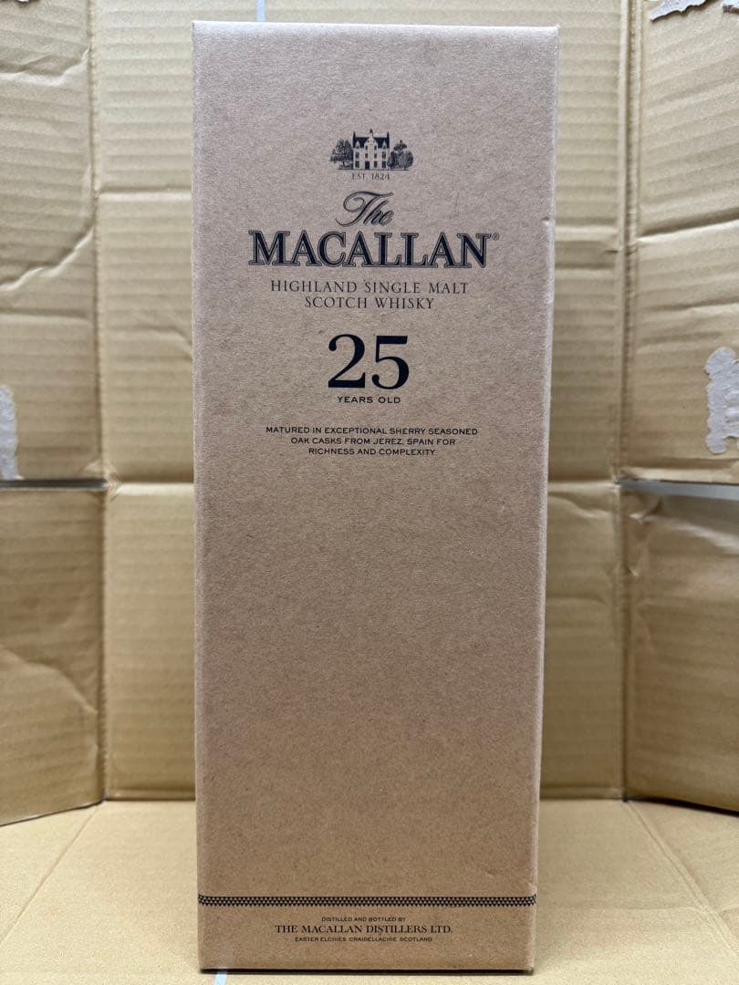 The Macallan 25年 マッカラン 25年シングルモルトウイスキー空箱