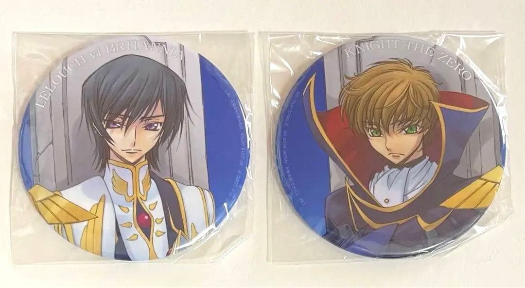 コードギアス 反逆のルルーシュ SEGA セガ 缶バッジ ルルーシュ スザク