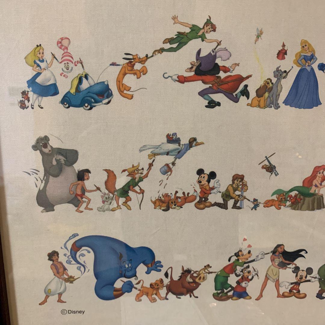 希少品　ディズニー 100周年 絵画 1500枚限定　A1-19