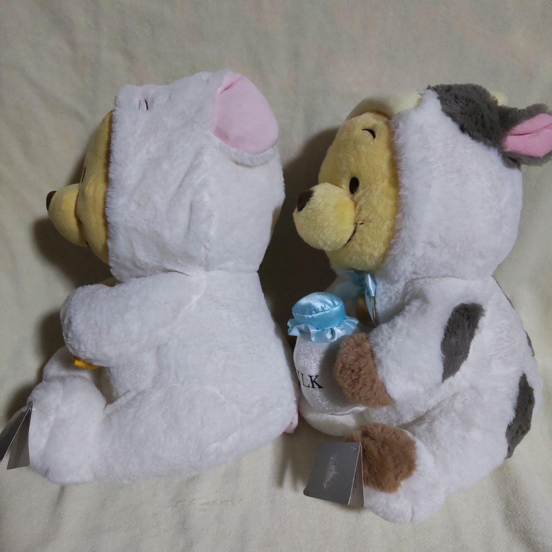 タグ付き☆ディズニーストア　お正月　プーさん　干支　ぬいぐるみ　Lサイズ