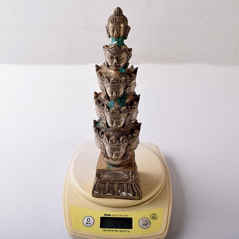 仏教美術　古銅青銅　十一面観音菩薩像　仏像　置物　C　7798