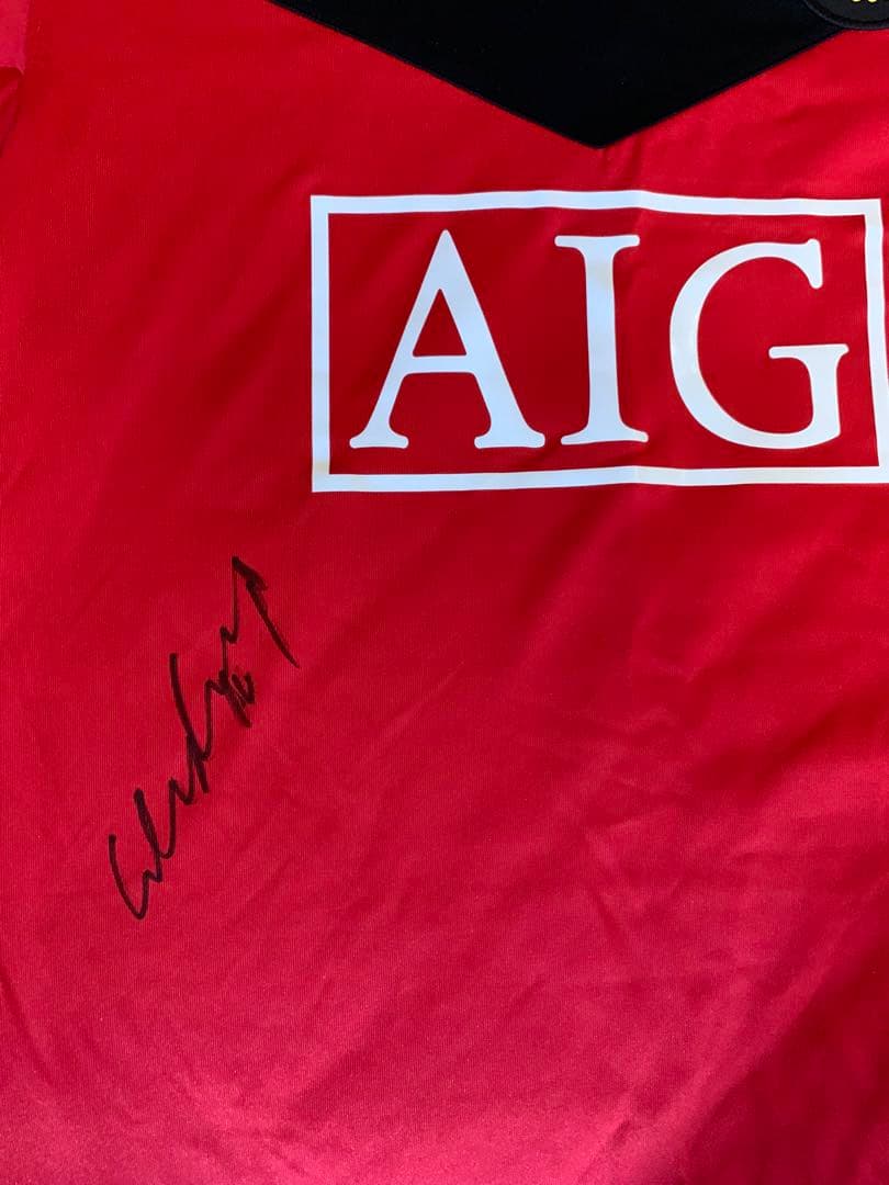 値下げ交渉可！　ルーニー直筆サイン入り　マンチェスターユナイテッド　ホーム